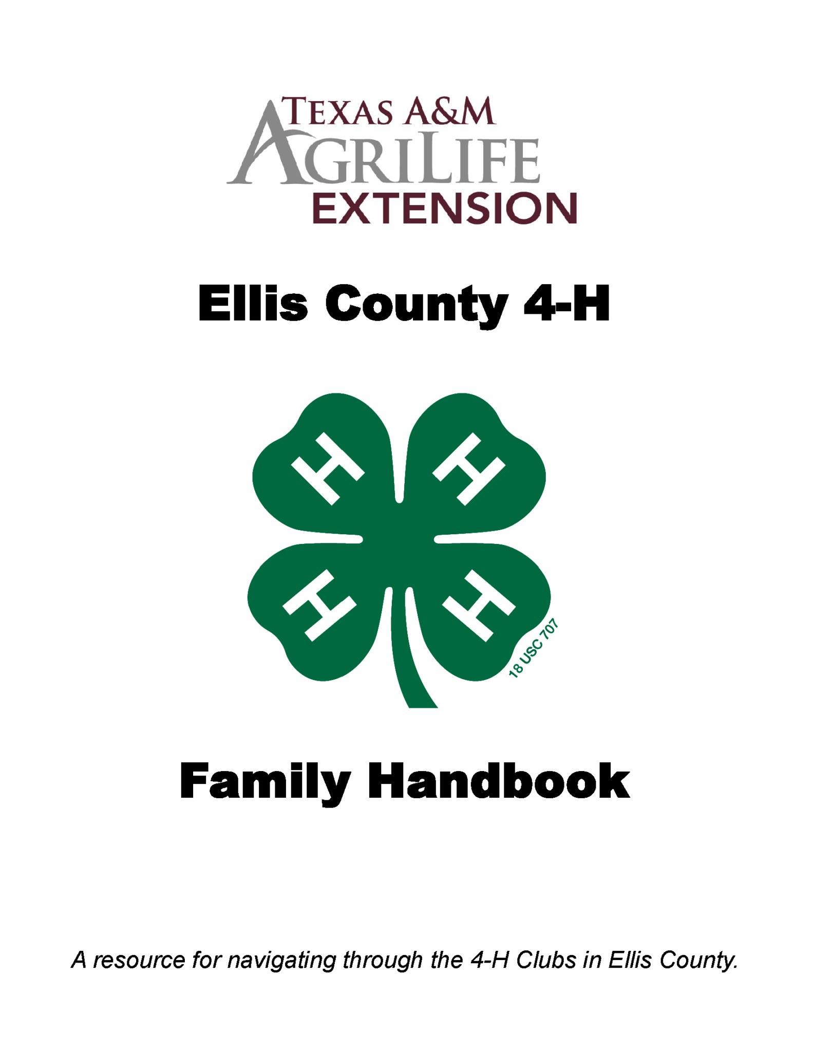 4H Member's Resources Ellis County